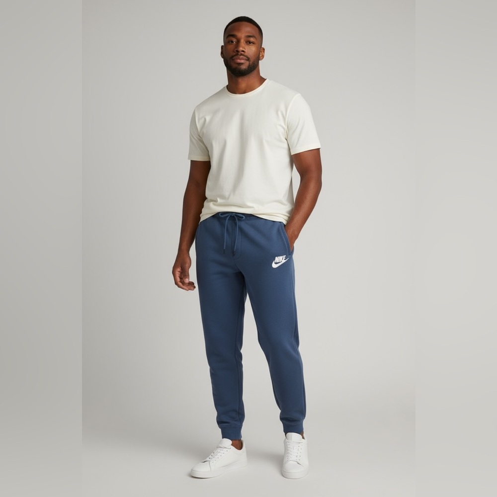 Nike Sportswear Club Fleece Joggers Sweatpants Blue Men’s XL